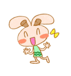 げんきうさぎミミミちゃん（個別スタンプ：18）
