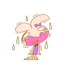 げんきうさぎミミミちゃん（個別スタンプ：36）