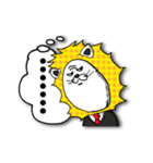 ぶさいくなライオン（個別スタンプ：10）