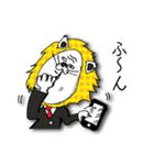 ぶさいくなライオン（個別スタンプ：15）