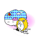 ぶさいくなライオン（個別スタンプ：37）