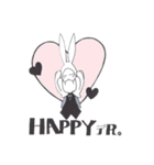 チョキ兎（個別スタンプ：5）