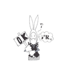 チョキ兎（個別スタンプ：13）