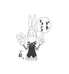 チョキ兎（個別スタンプ：32）