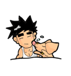 Kevin and cute pup（個別スタンプ：33）
