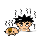 Kevin and cute pup（個別スタンプ：40）