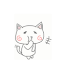 落書きで描いた猫（個別スタンプ：18）