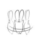白いウサギちゃん（個別スタンプ：24）