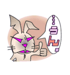 やんちゃウサギの「バットくん(悪兎君)」（個別スタンプ：13）