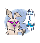 やんちゃウサギの「バットくん(悪兎君)」（個別スタンプ：14）