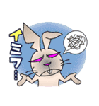 やんちゃウサギの「バットくん(悪兎君)」（個別スタンプ：18）