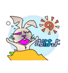 やんちゃウサギの「バットくん(悪兎君)」（個別スタンプ：22）