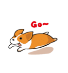 Funny Corgi Kaka（個別スタンプ：8）