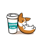 Funny Corgi Kaka（個別スタンプ：9）