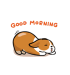 Funny Corgi Kaka（個別スタンプ：32）