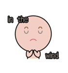 in the wind（個別スタンプ：1）