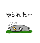 灰猫のまるるん3（個別スタンプ：21）