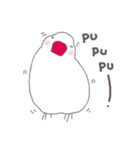 関西弁の白文鳥 2（個別スタンプ：34）