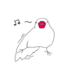 関西弁の白文鳥 2（個別スタンプ：35）