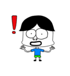 センター分けの男の子（個別スタンプ：1）