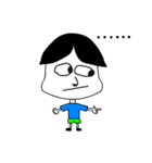 センター分けの男の子（個別スタンプ：4）