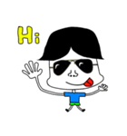 センター分けの男の子（個別スタンプ：10）