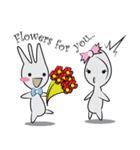 Spoon and Fork Love Couple（個別スタンプ：1）