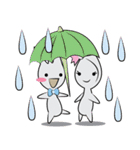 Spoon and Fork Love Couple（個別スタンプ：38）