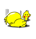かわいい「チビ」と「ぴーくん」オカピー2（個別スタンプ：19）