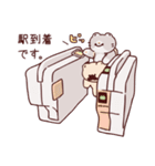 ヒゲぬこフォトフレーム（個別スタンプ：26）