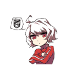 だるデレもじゃ子（個別スタンプ：3）