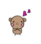 くますん ぽんやりと。（個別スタンプ：14）