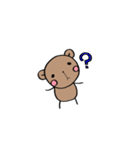 くますん ぽんやりと。（個別スタンプ：19）