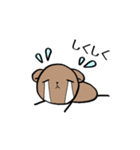 くますん ぽんやりと。（個別スタンプ：24）