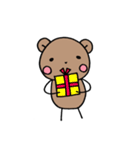 くますん ぽんやりと。（個別スタンプ：35）