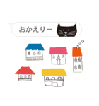 黒猫のももこさん -ふきだし ver.-（個別スタンプ：5）