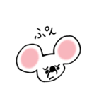 まっしろネズミのちゅう（個別スタンプ：13）