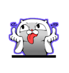 ふてぶてしい顔のにゃんこ2（個別スタンプ：6）
