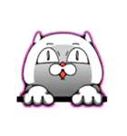 ふてぶてしい顔のにゃんこ2（個別スタンプ：9）
