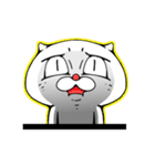 ふてぶてしい顔のにゃんこ2（個別スタンプ：16）