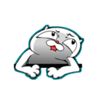 ふてぶてしい顔のにゃんこ2（個別スタンプ：18）