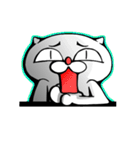 ふてぶてしい顔のにゃんこ2（個別スタンプ：22）
