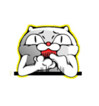 ふてぶてしい顔のにゃんこ2（個別スタンプ：23）