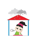 Weather！ and Weather girl（個別スタンプ：28）