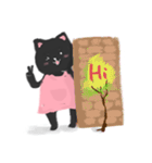 Black Cat Monmon（個別スタンプ：1）