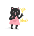 Black Cat Monmon（個別スタンプ：12）