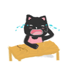 Black Cat Monmon（個別スタンプ：14）