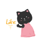 Black Cat Monmon（個別スタンプ：19）