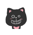 Black Cat Monmon（個別スタンプ：23）