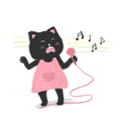 Black Cat Monmon（個別スタンプ：30）